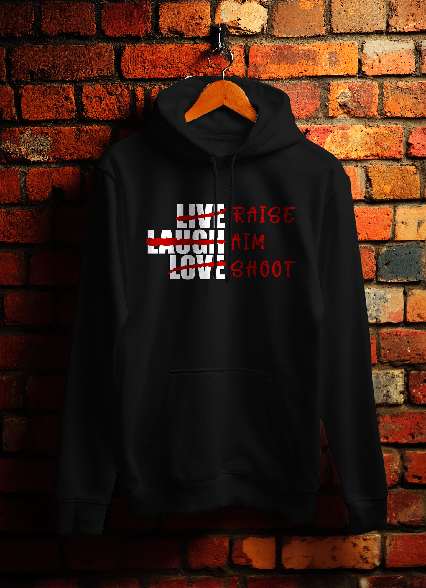Raise Aim Shoot Archery Hoodie Bowers Typography