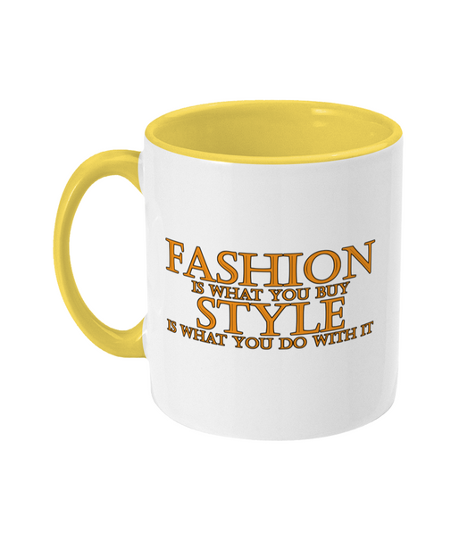 Fashion Style Mug Bowers Typography
