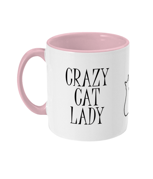 Crazy Cat Lady Mug Bowers Typography