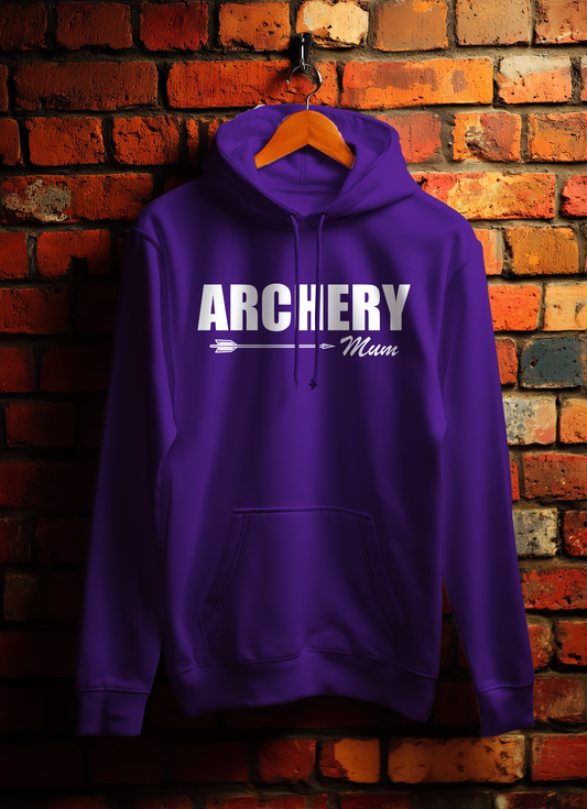Archery Mum Hoodie Bowers Typography