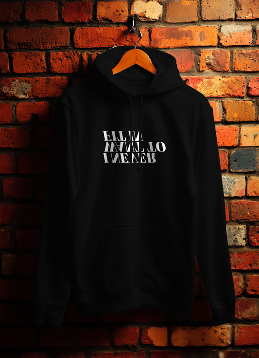 I Never Want To Fit In Hoodie Bowers Typography