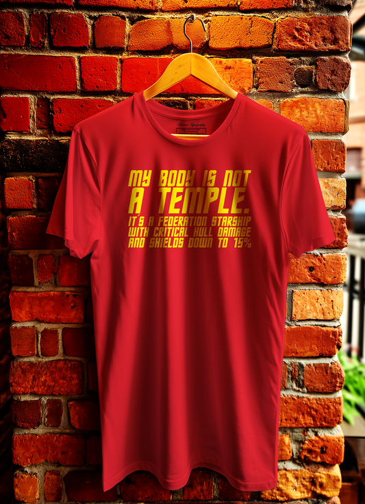 My Body Is Not A Temple T-Shirt Bowers Typography