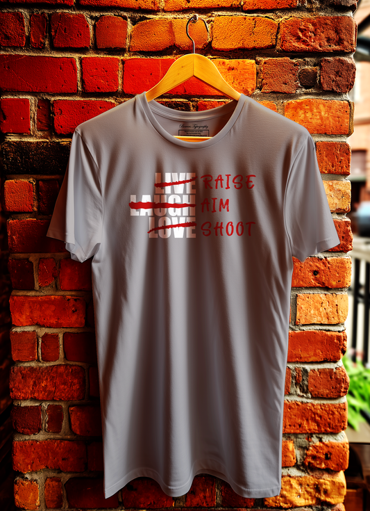 Raise Aim Shoot Archery T-Shirt Bowers Typography