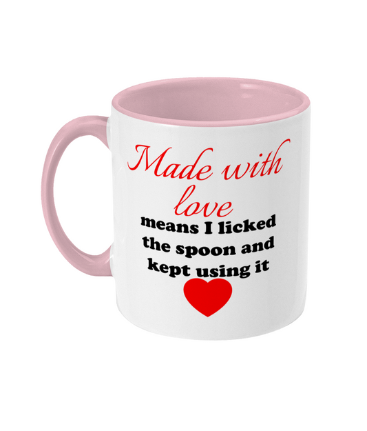 Made With Love Mug Bowers Typography