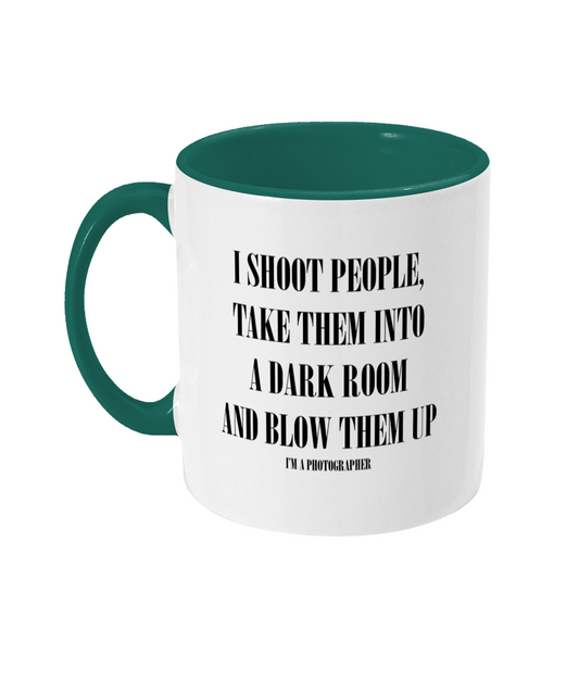 I Shoot People Mug Bowers Typography